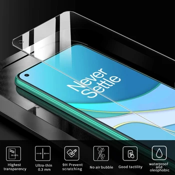 3+1 Grūdintas Stiklas + Atveju OnePlus 8T / 8T Plius 5G Silikono Atveju Padengti OnePlus 8T Plus 1+8T Screen Protector
