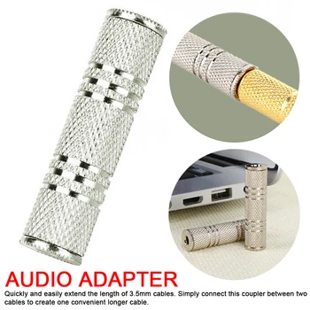 3.5 mm Jack Moteris 3.5 mm Female Jungtis Audio Ausinių Jungtis Adapteris Connectorheadphone adapterių,ausinių adapteris