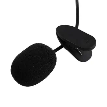3.5 mm Mini Studija Kalbos Mic Mikrofonas w/ Clip for PC Desktop Nešiojamojo kompiuterio Mikrofonas Garso ir Vaizdo Įranga, Mikrofonas