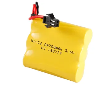 3.6 V 700mah NI-CD NiCD AA Baterijos 3.6 V Akumuliatoriaus RC Žaislo Automobilių GINKLĄ BAKAS Sunkvežimiai, Traukiniai, Valtis RC Žaislo Modelis Baterijos 3.6 V