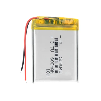 3.7 V 600mAh 503040 Battery Cell li-ion Lipo ląstelių Ličio Li-Po Polimero Baterijos GPS MP3 MP4 Kosmetikos Priemonė
