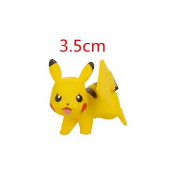 3-7cm Pokemon Žaislai Elf Duomenys Rinkimo Veiksmų Įvairių Stilių Animacinių filmų Pikachu Lėlės Modelis Anime Kalėdų Dovana Vaikams
