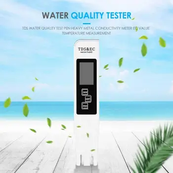 3 in 1 PH testeris PH-Metras Profesinės TDS EB Matuoklis Skaitmeninis LCD Vandens Testavimo Pen Grynumas Filtras Vandens Kokybę, Stebėti 30% nuolaida