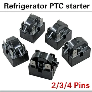 3 Pin 22 ohm šaldytuvas PTC paleidimo relės juoda kompresorius, relės saugiklis