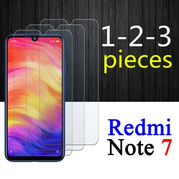 3 Vnt Redmi 7 Pastaba screen protector Apie Xiaomi Note7 grūdintas stiklas redmi7 xiaomi7 7Note redminote7 apsaugos glas šarvuotos