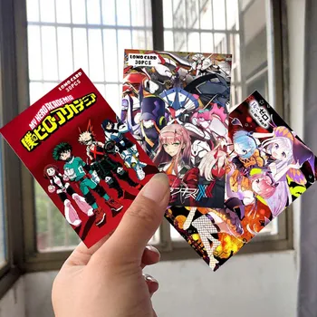 30 lapų/set Anime Haikyuu!! Mano Herojus akademinės bendruomenės NUMYLĖTINIS į FRANXX RE:Zero LOMO Kortelių Mini Poastcard