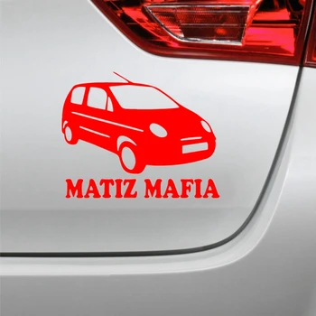 30726# MATIZ MAFIJOS automobilių lipdukas atspindintis automobilio lipdukas vandeniui lipdukai ant galinio buferio langą vinilo die cut jokio fono