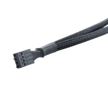 30cm PWM Ventiliatorius Splitter Cable, 3/4 pin PWM Ventiliatoriaus Kabelio, Šakotuvo, Juoda Rankovėmis Pratęsimo Kabelis, CPU PC Atveju Ventiliatorius