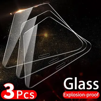 30D 3Pcs Grūdintas Stiklas Ant iPhone 7 8 6 6s Plius 5S SE Screen Protector Apsauginės, Skirtos 