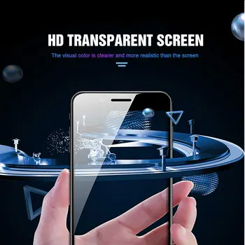 30D Lenktas Krašto Apsaugos Stiklo iPhone 6 6s 7 8 Plus X XR XS MAX Grūdintas Screen Protector, iPhone 8 7 6 6s Filmas
