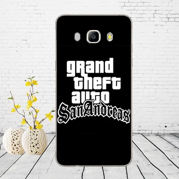 33DD Grand Theft Auto, GTA V Minkšto Silikono Case Cover for Samsung Galaxy a3 a5 2017 A6 A8 2018 j3 skyrius j5 j7 2016 2017