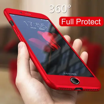 360 Pilnas draudimas Telefoną Atveju Xiaomi Redmi 5 5A 7, 7A K20 9T CC9E CC9 A3 EITI Pastaba 8 6 6A Lite Pro Plus Su Grūdinto Stiklo Atveju