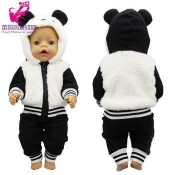 38cm baby doll, kailis juodas panda hoodie 40cm Nenuco Ropa y su Hermanita žaislai, drabužiai