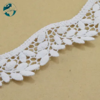 3cm Pločio Medvilnės embroid nėrinių siuvimo juostelės guipure apdaila vestuvių dekoravimas 