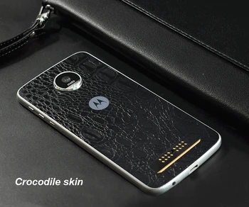 3D Anglies Pluošto/Piešimo/Krokodilas/Matinis Odos Atgal Įklija, Motorola Moto G8 Galia G7 Žaisti G6 G5S Plus Z Z2 E6 Žaisti Lipdukas