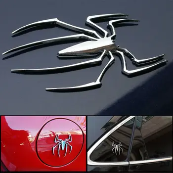 3D Automobilių Lipdukai Universaliųjų Metalo Voras Formos Emblema 