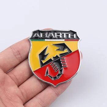 3D Automobilių Metalo Ženklelis Emblema Decal Auto Kūno Pusės Kamieno Apdailos Lipdukai 