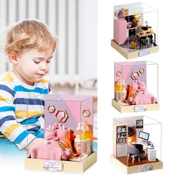 3D Baby Doll Namai Miniatiūriniai Lėlių 