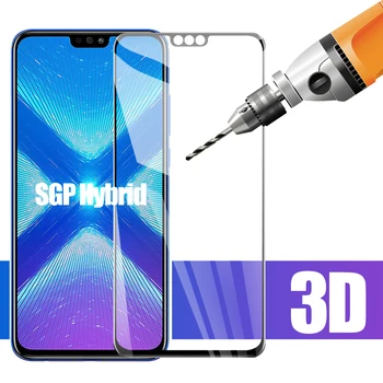 3D Grūdintas Stiklas Už Garbę 8X Dėl Huawei Honor 8A 8C 8S Visiškai Padengti Saugos Stiklo Honer 8 Light X C C C C A S X8 Kino 9H