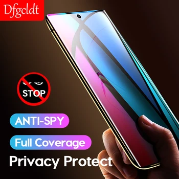 3D Išlenkti Anti-spy Grūdintas Stiklas Samsung Note 10 9 8 tamsinti Stiklai Screen Protector Filmas Galaxy S10 S8 S9 Plus S10e