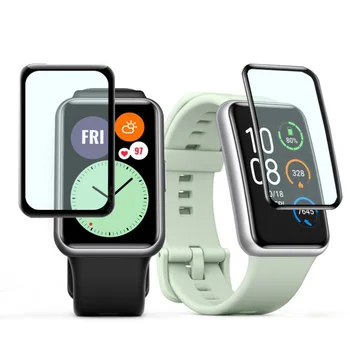 3D Išlenkti Visą Krašto Smartwatch Minkšta Apsaugine Plėvele Padengti Apsaugos Huawei Žiūrėti Fit /Garbės Žiūrėti ES Screen Protector Atveju