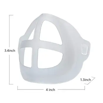 3D Kaukė Laikiklis Kaukė paramos Kvėpavimo Padėti Padėti Kaukė Vidinės Pagalvėlės Laikiklis Maisto kokybės Silikono Kaukė Turėtojas Kvėpuojantis Vožtuvas