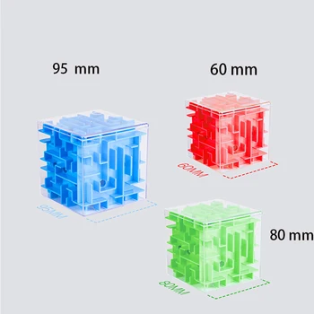 3D labirintas vaikus, pagerinti rankų balansas magic cube puzzle labirintas plieno kamuolys žaidimas švietimo žaislai