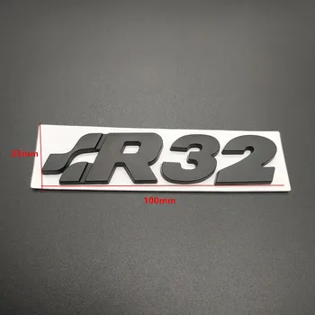 3D Metalo SR 32 Automobilių Galinis Kamieno Logotipas Ženklelis, Lipdukas, Decal, Volkswagen R Lenktynių VW Sagitar Passat Golf Tiguan Touareg CC GR SR