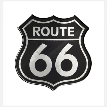 3D Motociklų Lipdukas Lipdukas Istorinis Route 66 