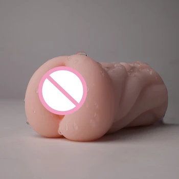 3D Realus Giliai Gerklės Vyrų Masturbator Dirbtinės Makšties, Burnos Analinis Erotinis, Oralinis Seksas Masturbator Sekso žaisliukai Vyrams