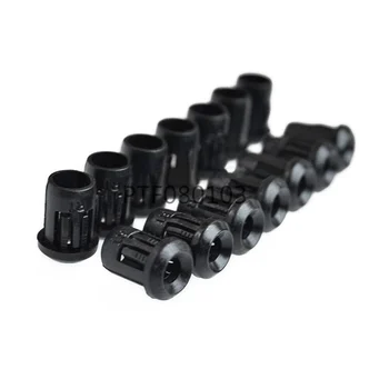3mm, 5mm 8mm 10mm Juodas Plastikinis LED Įrašą Turėtojas Atveju Taurės Švilpukai Montavimas Atvejais