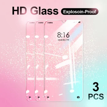 3Pcs 9H Pilnas Apsauginis Stiklas Redmi Pastaba 9S 8T 7 5 Pro 9 Max Screen Protector For Xiaomi Redmi 8A 8 7 6 6A Grūdintas Stiklas HD