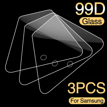 3Pcs Apsauginis Stiklas Samsung Galaxy A50 A51 A40 A30 A20 A10 Screen Protector, Grūdintas Stiklas Samsung A71 A60 A70 A80 Filmas