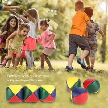 3Pcs/daug kamuoliukams Išmokti Žongliruoti Pradedančiųjų Rinkinys Cirko Lauko Pramogos Vaikams, Žaislas, Kamuoliai Vaikams, Interaktyvūs Žaislai Vaikams Dovanų