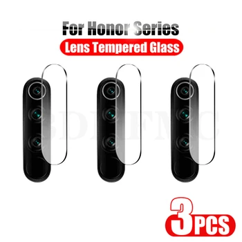 3Pcs Fotoaparato Objektyvą Grūdintas Stiklas Ant Huawei Honor 9i 10i 20i 10 Lite 7X 7A 8X 8A 8C 9A 9C 9i 9X 20S 30S V10 Apsauginės Plėvelės