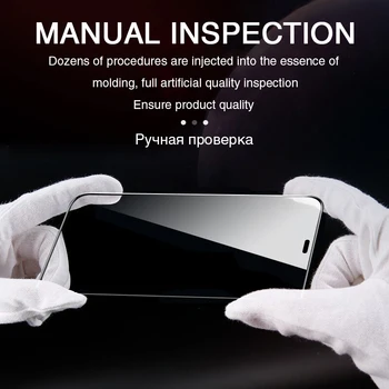 3Pcs Visiškai Padengti Stiklo iPhone 7 8 6 6s Plus SE 5 Grūdintas Screen Protector, iPhone X XS XR 11 Pro Max Ekrano Apsaugos