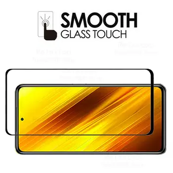 4 in 1 Grūdintas Stiklas Xiaomi Poco X3 NFC Screen Protector & Kameros Lęšio Dangtelį Sprogimo įrodymas Apsaugos Poco X3 NFC
