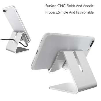 4 Spalvų Aliuminio Stalas Stalo Stovo Laikiklį Desktop Cradle Kalno Turėtojas Stalas Įkrovimo Kabelis, Stovas skirtas iPad Pro Oro Tablet Telefono