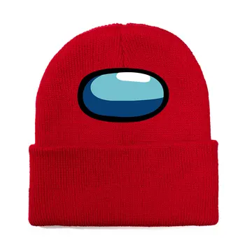 40 stiliaus Žaidimas Tarp Mūsų žaislų Spausdinimas, Skrybėlės Moterims Šiltas Street Vyrų Žiemos Skrybėlę Cotoon Mados Slidinėjimo Kepurės vaikams Kalėdų dovana