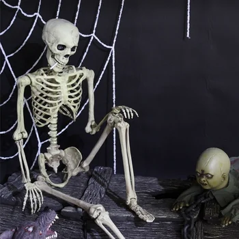 40cm Helovinas Skeletas Plastiko Žmogaus Skeleto Anatomijos Modelis Skeletas Halloween Party Haunted House Apdailos Rekvizitai Žaislai