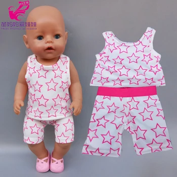 43cm 40cm Reborn Baby Doll Tutu Suknelė Flamingo Sijonas 18 Colių Og Mergina Lėlės Suknelė