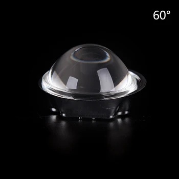 44mm Optinis Stiklas LED Objektyvas 60/120 Laipsnių + 50mm Atšvaitas Kolimatorius + Fiksuotas Laikiklis, 20-100W COB Didelės Galios Lustas