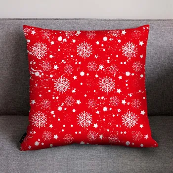 45x45cm Kalėdų pagalvėlė padengti Helovinas užvalkalas medvilnės, lino, medžio Naujųjų Metų dekoratyvinės pagalvėlės, už sofos pagalvėlė padengti 2019