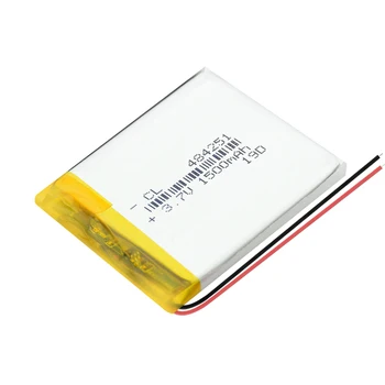 484251 1500 mah, 3,7 V Tiekimo ličio baterija ličio polimerų Įkraunama baterija, MP3 MP4 MP5 GPS PSP VIDURIO 