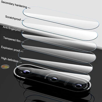 4in1 Apsauginis Stiklas iPhone 12 Grūdintas Stiklas Apple iPhone 7 6s 8 Plus SE 2020 m. 11 Fotoaparatas Screen Protector, iPhone 12