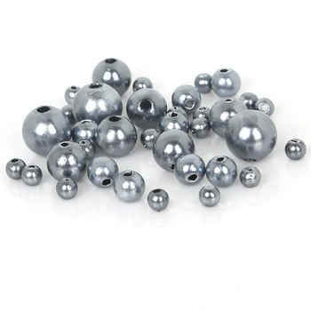 4mm-10mm mišrios pakuotės ABS imitacija, perlų, todėl papuošalai 
