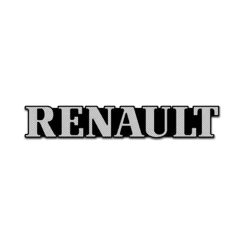4pcs automobilių garso papuošti 3D Aliuminio Ženklelis Emblema Įklija, Renault koleos duster megane 2 