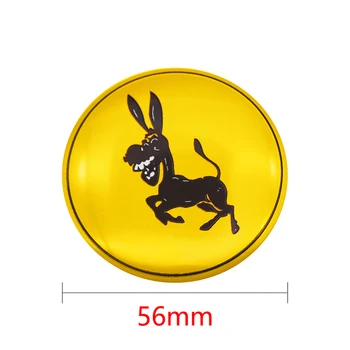 4pcs Donkey Automobilio Vairo padangų Varantys Centras lipdukas Stebulės Dangtelis Emblema Automobilių optikos reikmenys, Tinkami vartoti 