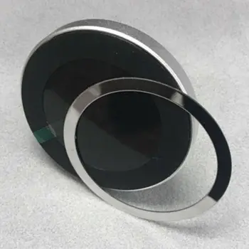 4PCS Universalus Apvalus Metaliniai Žiedai, Magnetinio Qi 