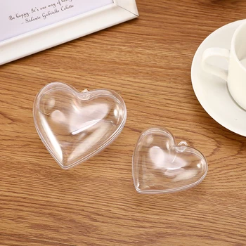 4Type skaidraus Plastiko 3D Vonia Bomba Pelėsių Širdies Gėlės Formos Vonios Bomba Pelėsių 